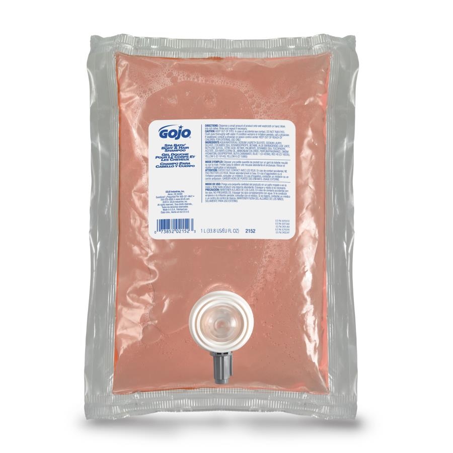 1000 Milliliter Spa Bath Body & Hair Shampoo - 8 case.