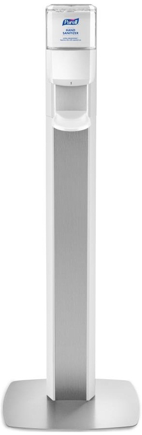 Purell White Sliver Dispenser Stand for Hand Sanitizer