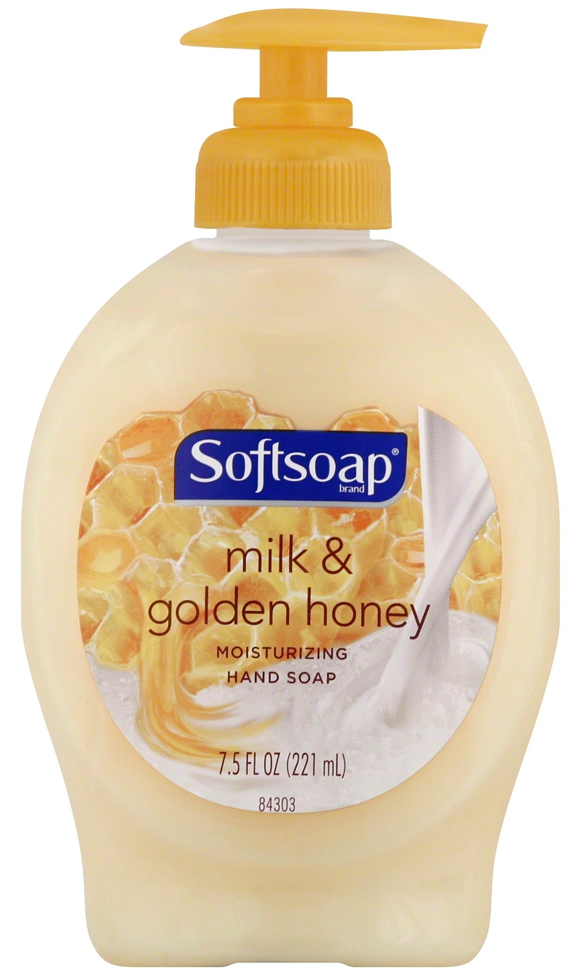 Soft Soap Milk and Honey Liquid Hand Soap, 7.5 Fluid Ounce -- 6 per case.