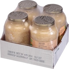 Flanagan Sauerkraut - 1 gallon pail, 4 pails per case
