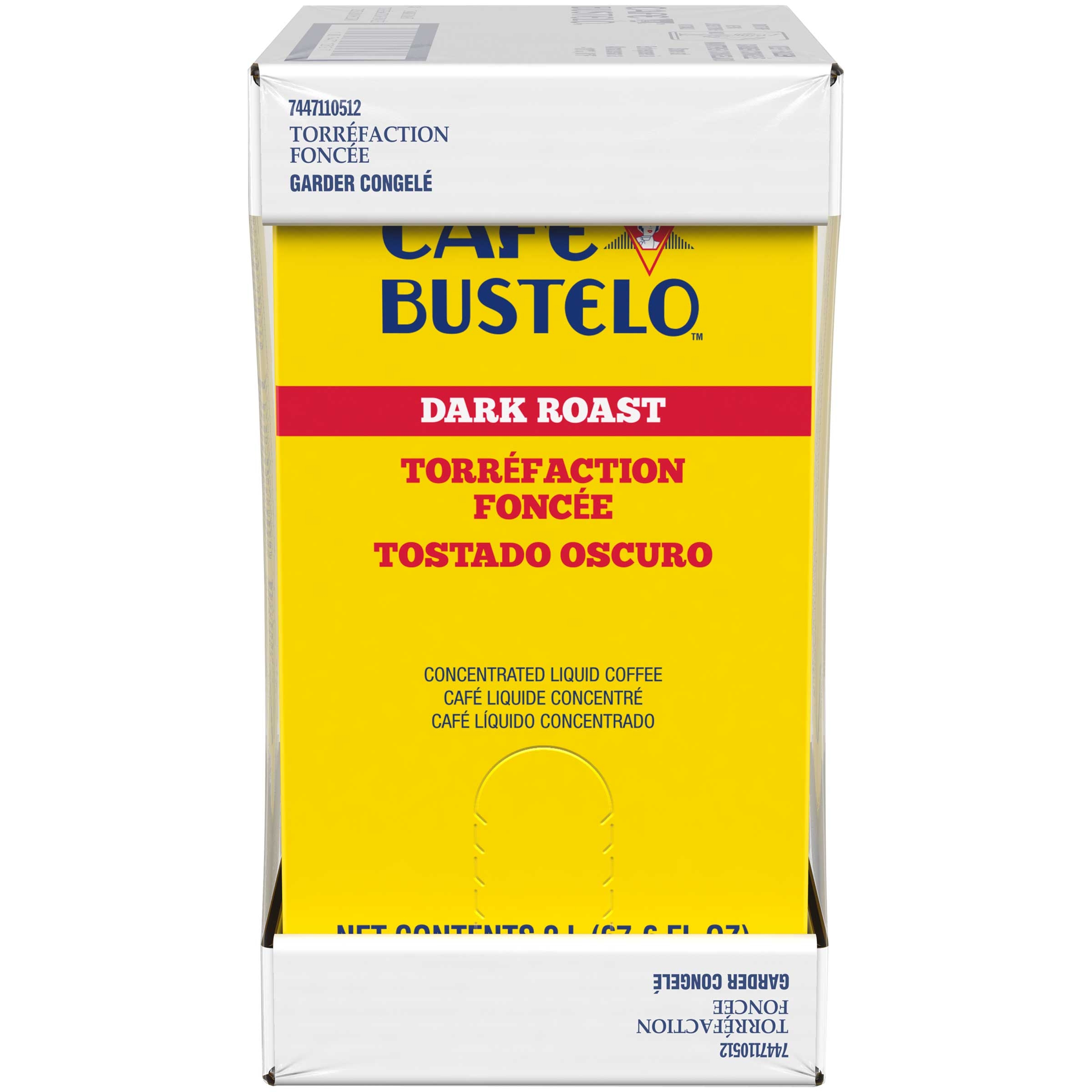 Cafe Bustelo Dark Roast Concentrated Liquid Coffee, 2 Liter -- 2 per case.