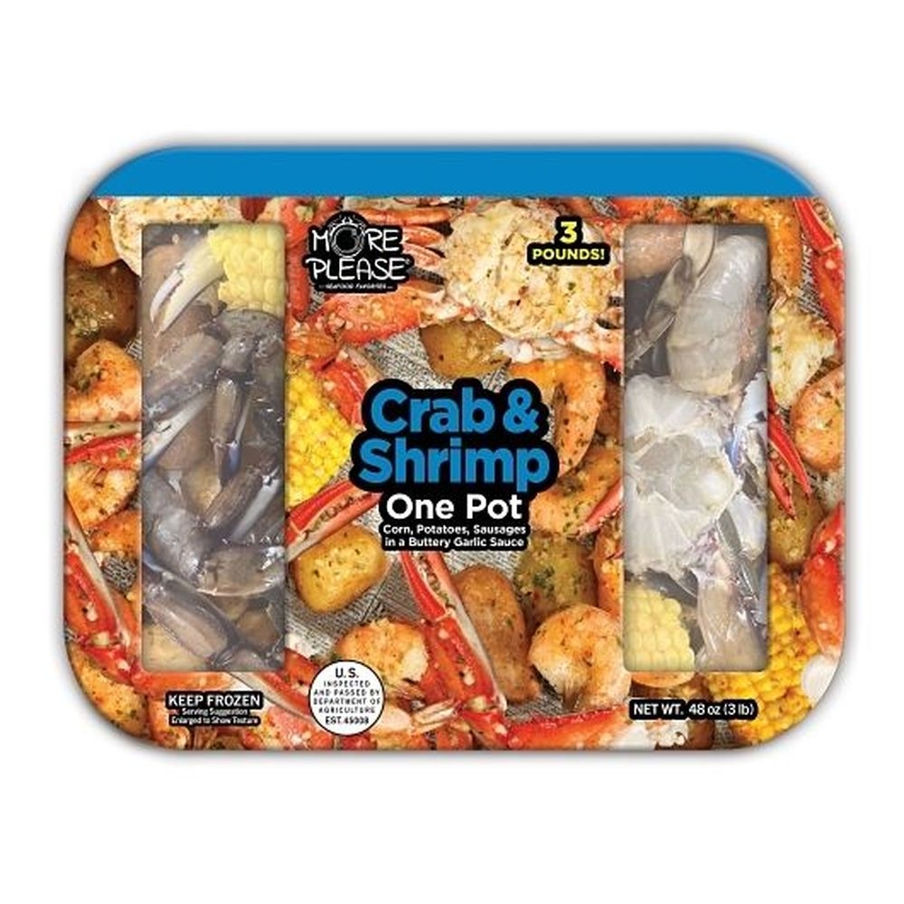 More Please Crab and Shrimp One Pot Meal, 3 Pound - 6 per case