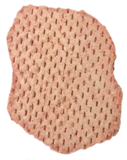 TNT Seasoned Oval Beef Patty, 8 Ounce -- 40 per case.