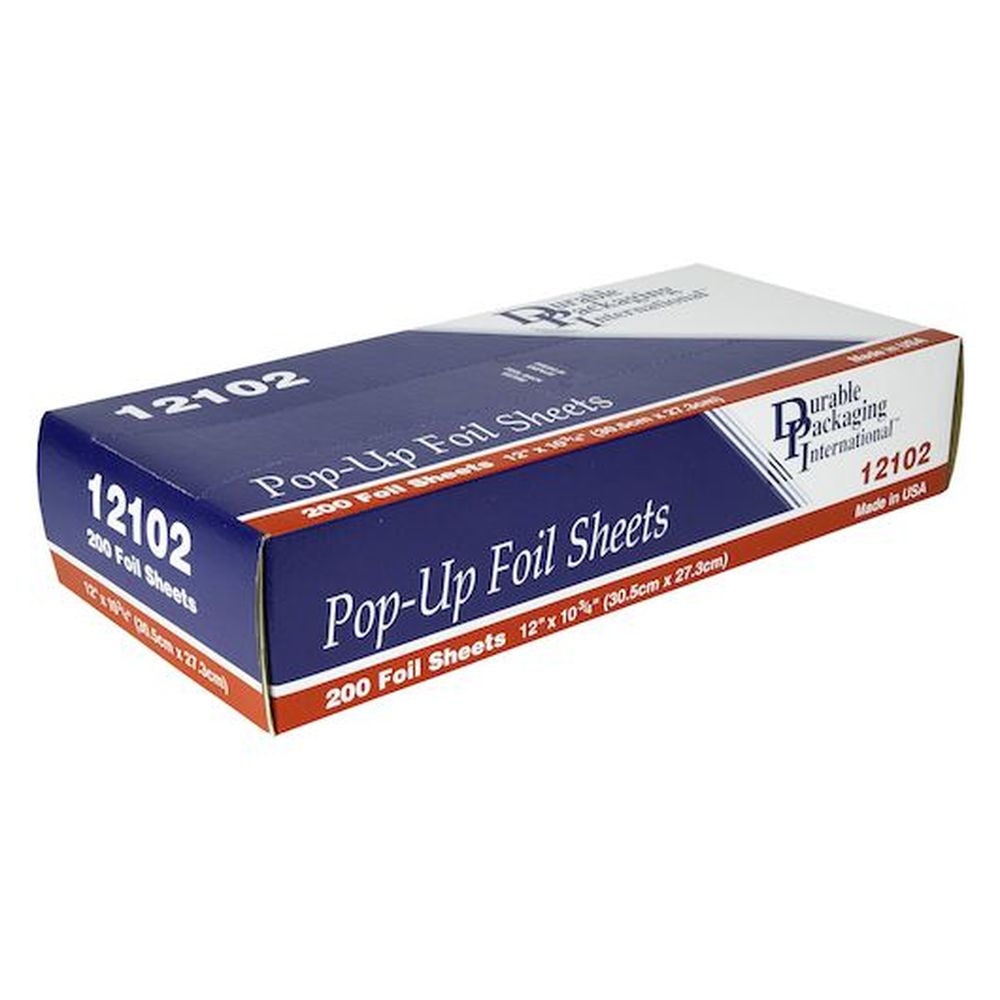 Durable Packaging 12 x 10 3/4 inch Foil Sheet, 200 count - 12 per case