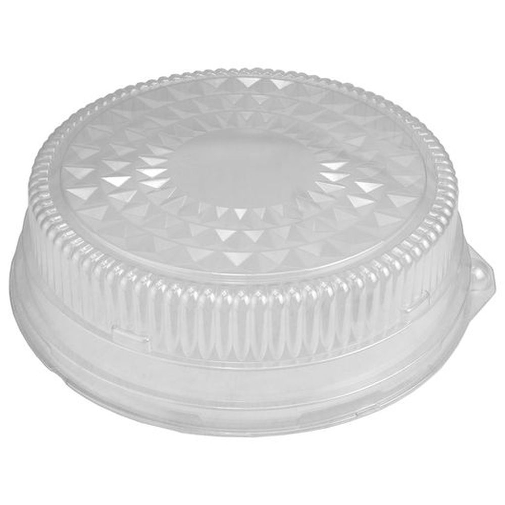 Durable Packaging 12 inch Clear Plastic Dome Lid for Catering Tray, 25 count