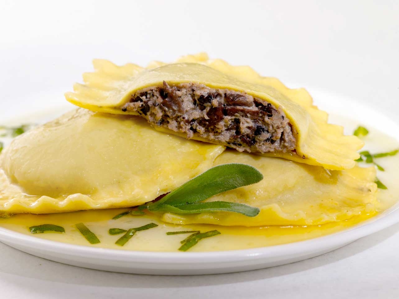 Seviroli Portobello Mushroom Hexagon Ravioli, 2.5 Pound -- 2 per case.