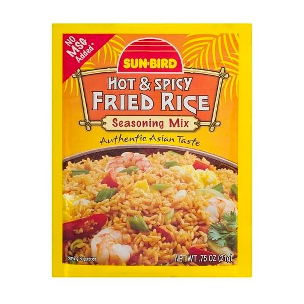 Sun-Bird Hot and Spicy Fried Rice Seasoning Mix, 0.75 Ounce -- 24 per case