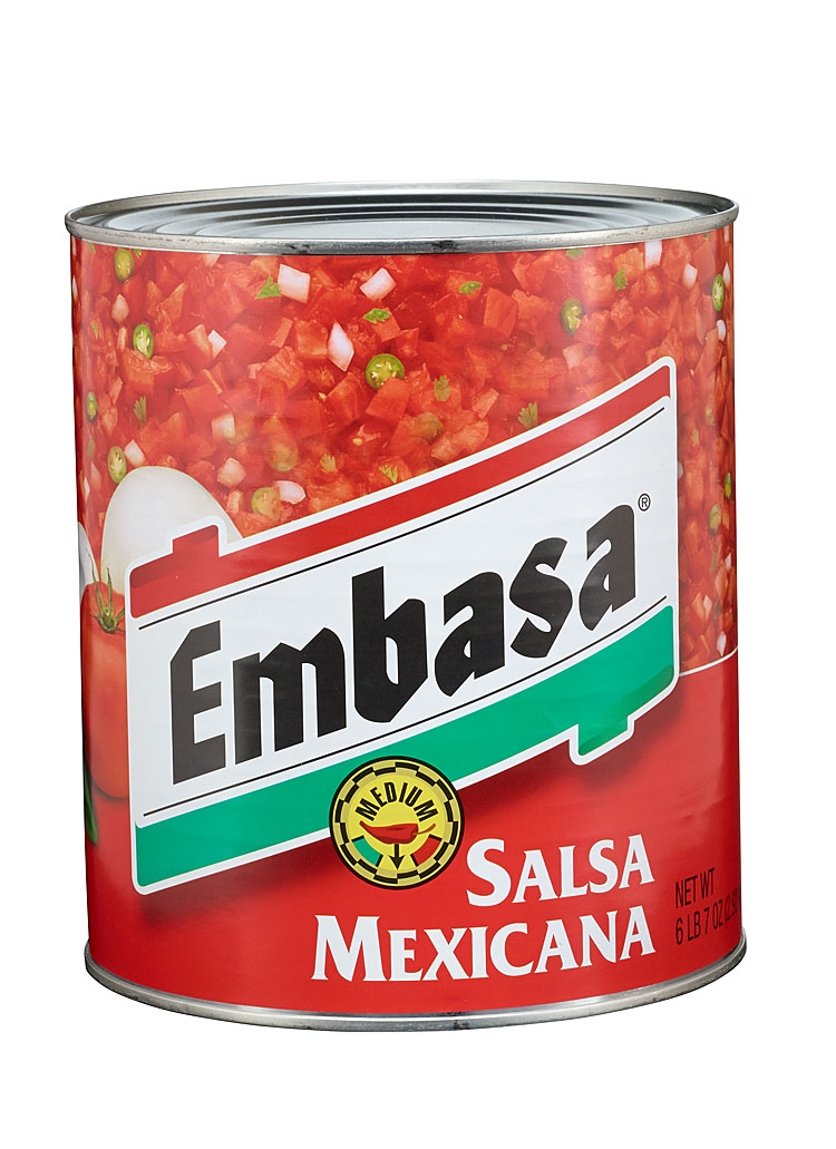 Embasa  Mexican Medium Salsa Can,  10 Can -- 6 Case