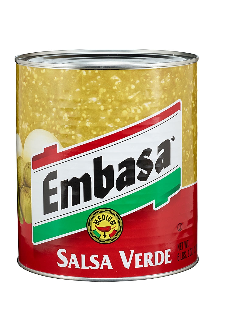 Embasa Verde Medium  Salsa Can,  10 Can -- 6 Case