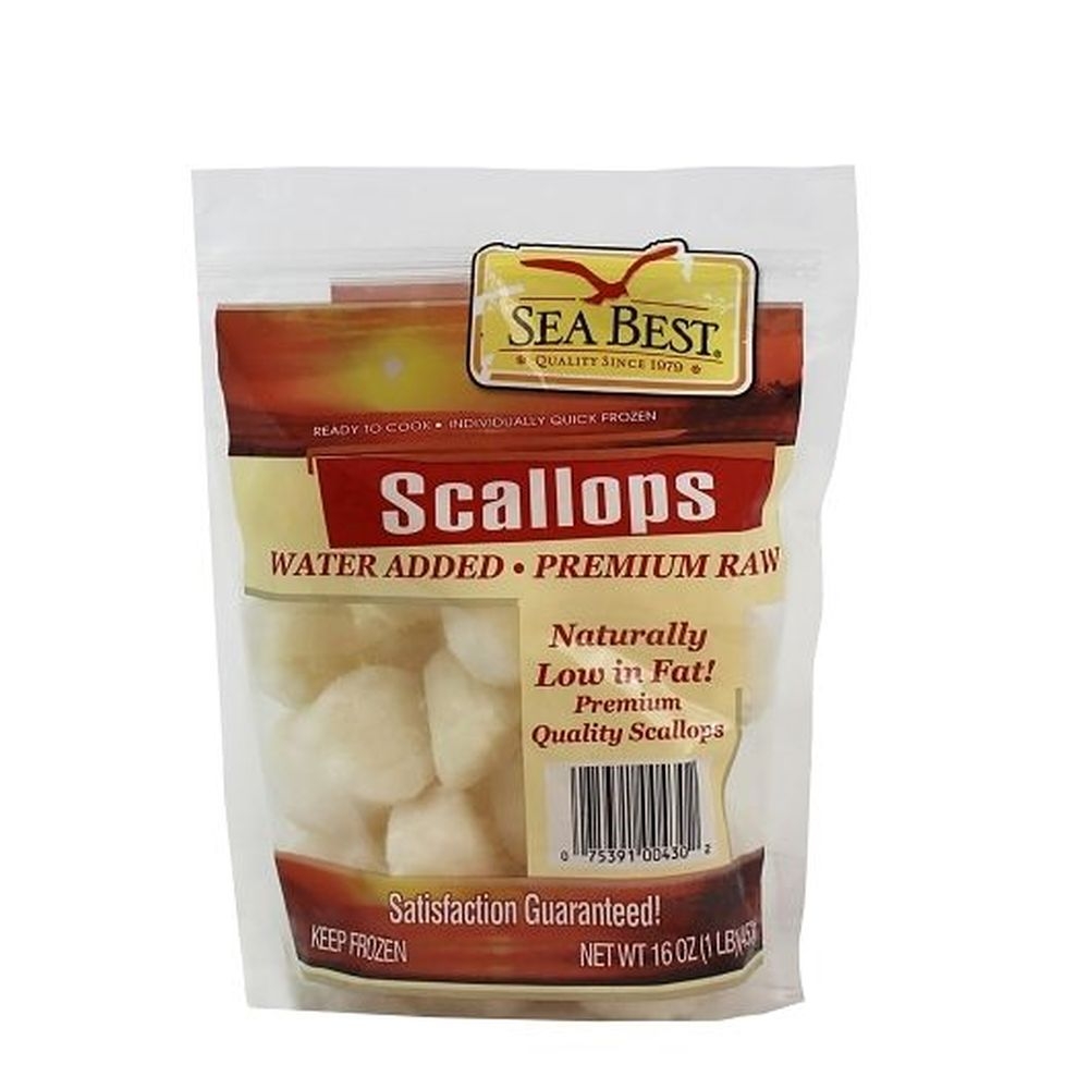Sea Best 20 to 30 Count Processed Scallops, 1 Pound -- 12 per case