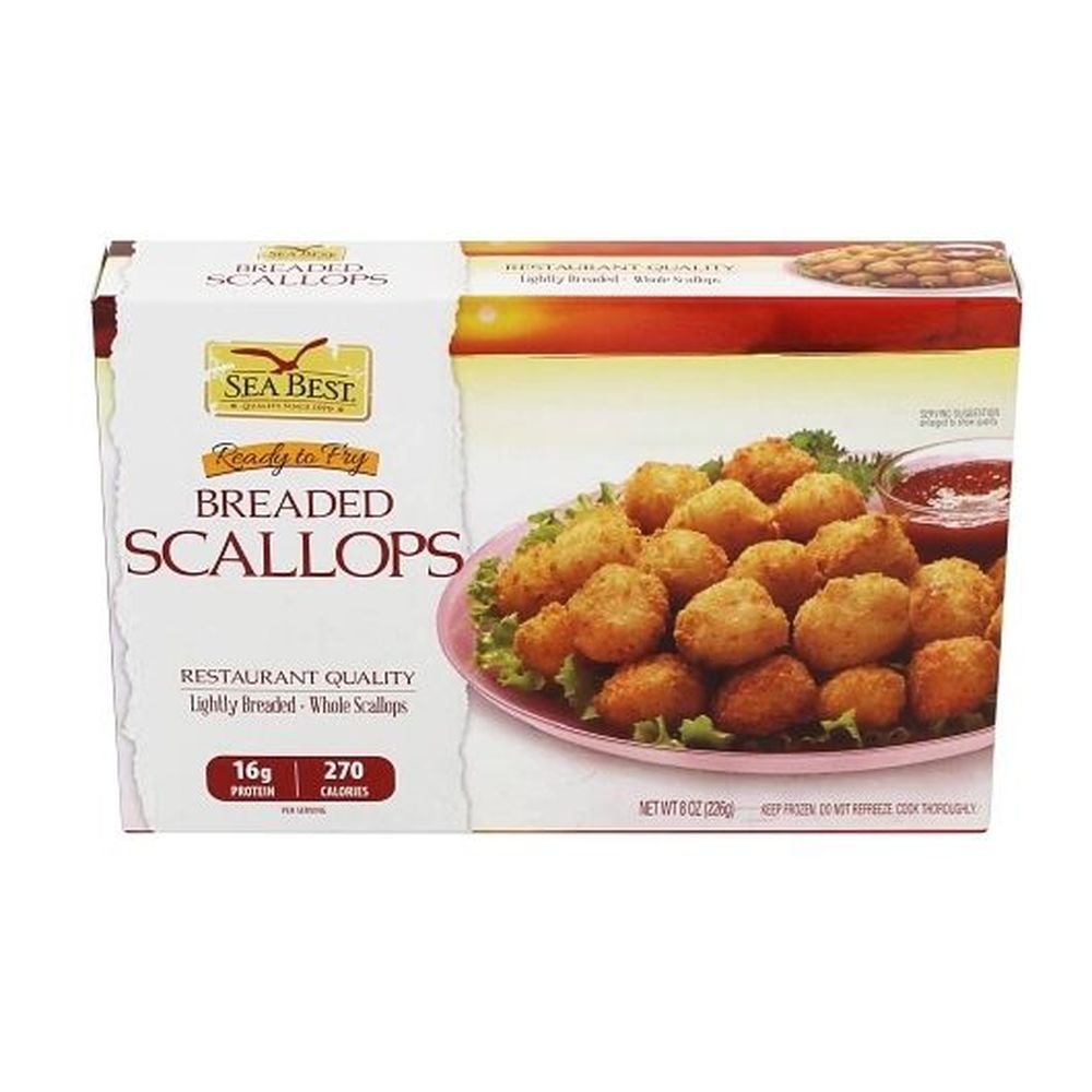 Sea Best Breaded Scallop, 8 Ounce -- 16 per case