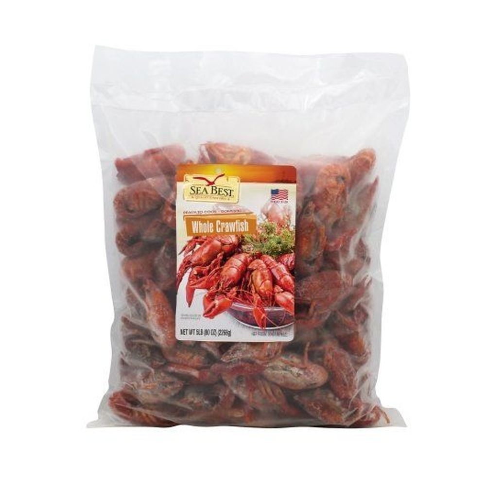 Sea Best Unseasoned Whole Crawfish, 5 Pound -- 2 per case