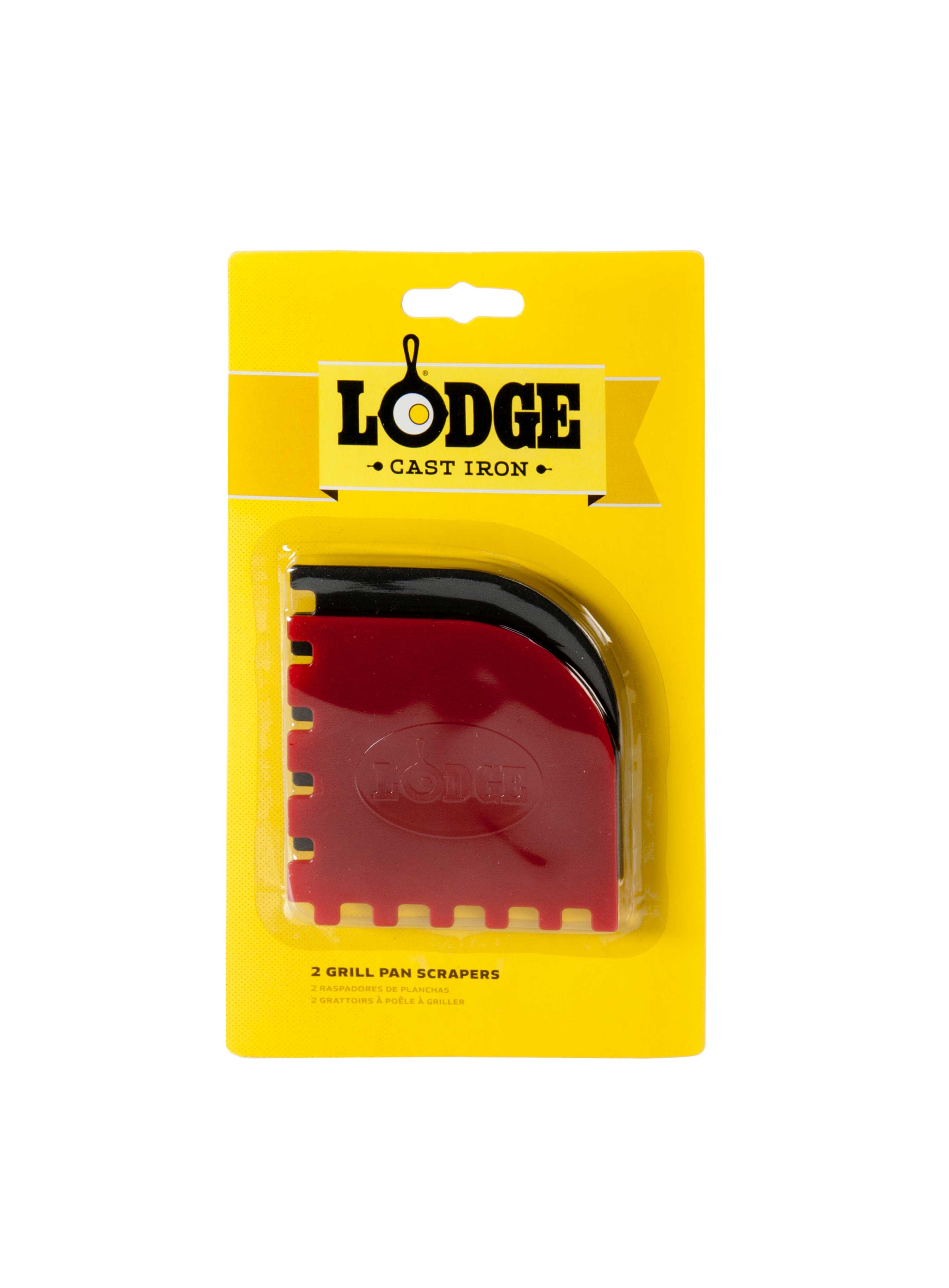 Lodge Red and Black Grill Pan Scraper Set -- 12 set per case.