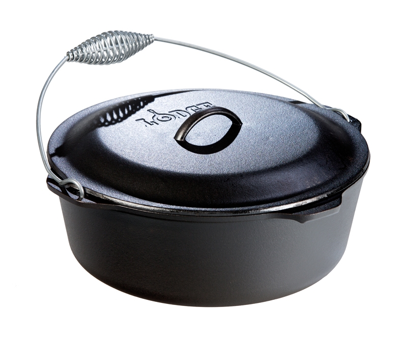 Lodge Cast Iron Dutch Oven, 9 Quart.