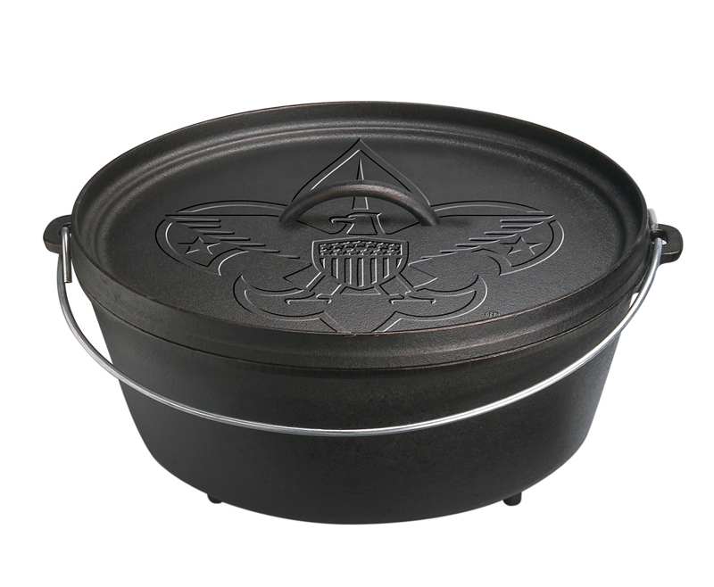 Lodge Boy Scout Camp Dutch Oven, 12 Inch