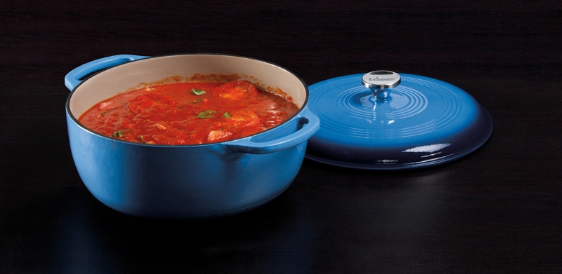 Lodge Blue Enamel Dutch Oven, 7.5 Quart