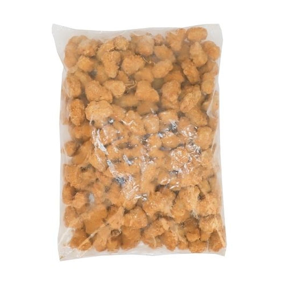 Pilgrims Whole Grain Large Breaded Popcorn Shaped Chicken Patties, 80 Ounce -- 6 per case
