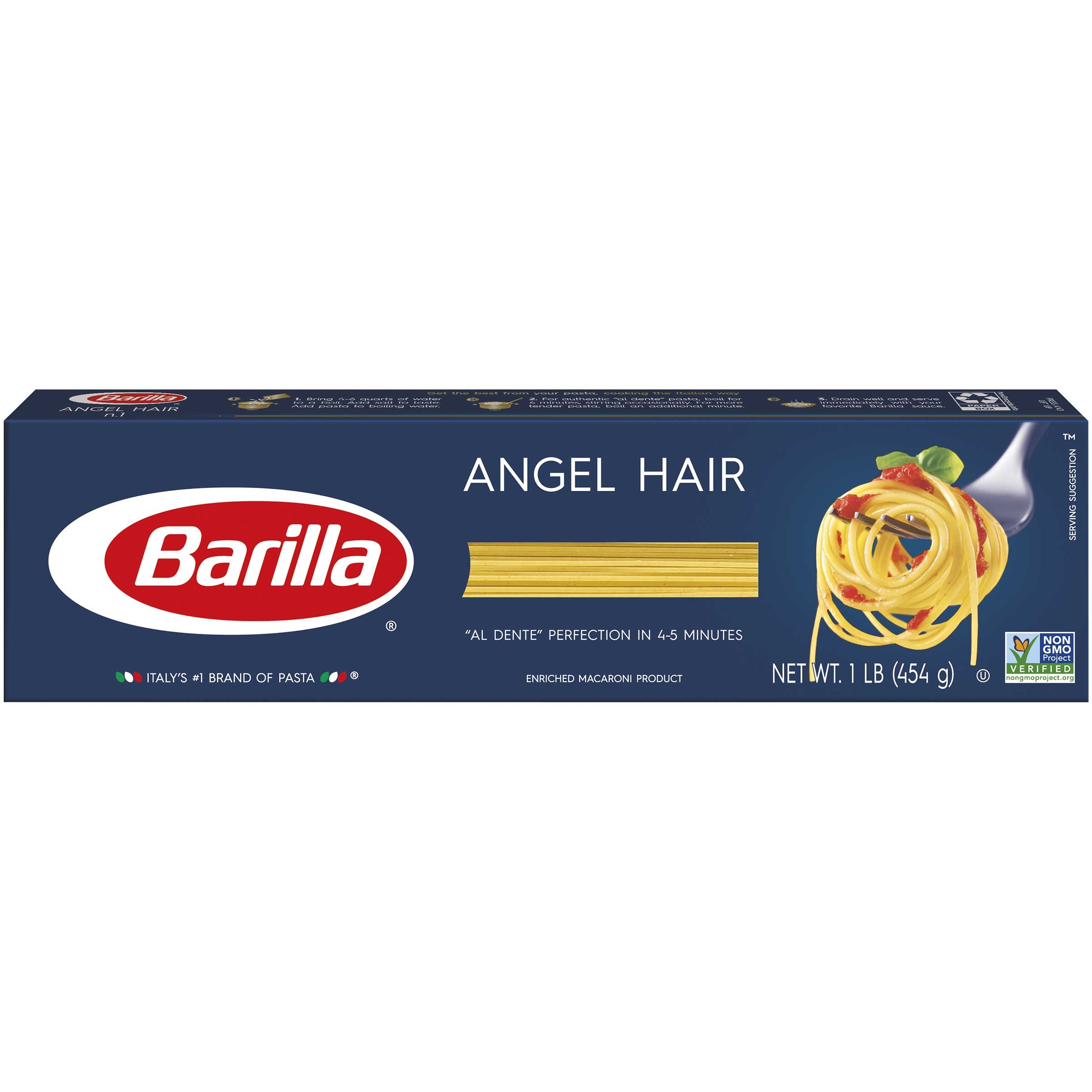 Barilla Angel Hair Pasta, 16 Ounce -- 20 per case