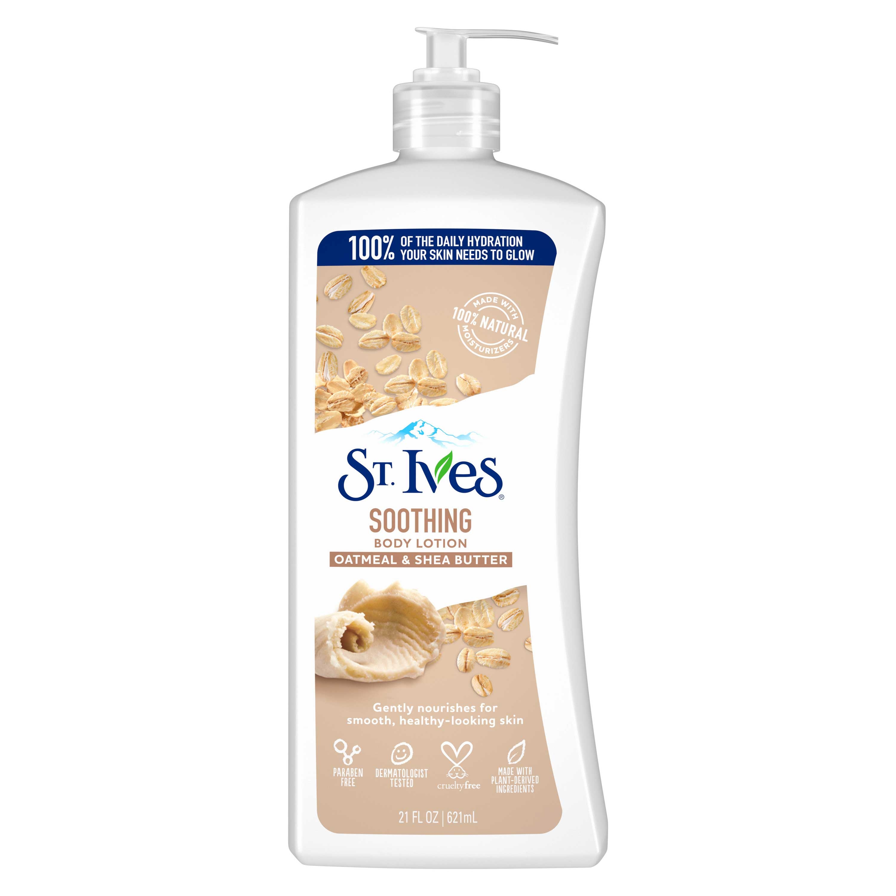 St.Ives Oatmeal and Shea Butter Hand and Body Lotion, 21 Ounce -- 4 per case