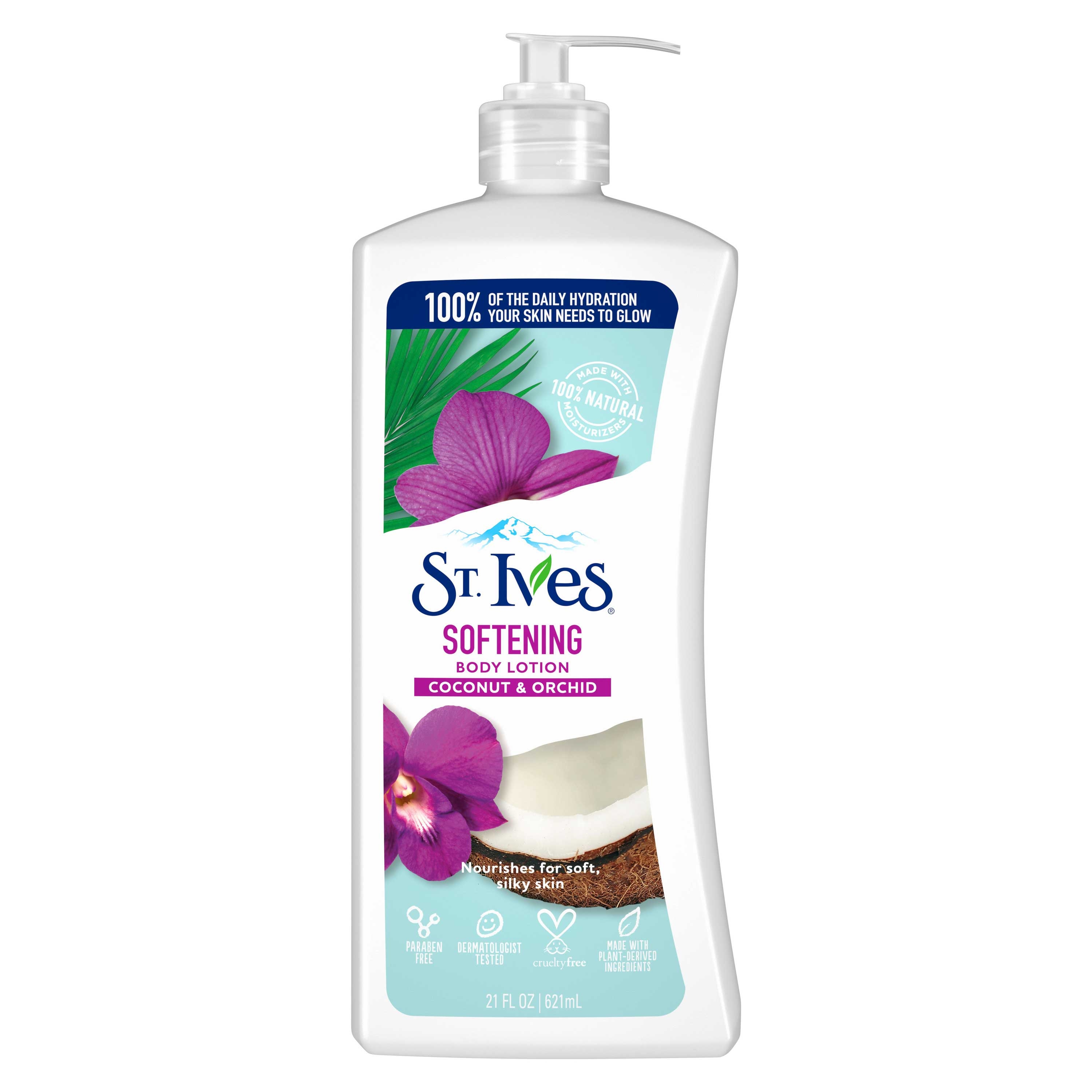 St.Ives Softening Coconut and Orchid Hand and Body Lotion, 21 Ounce -- 4 per case