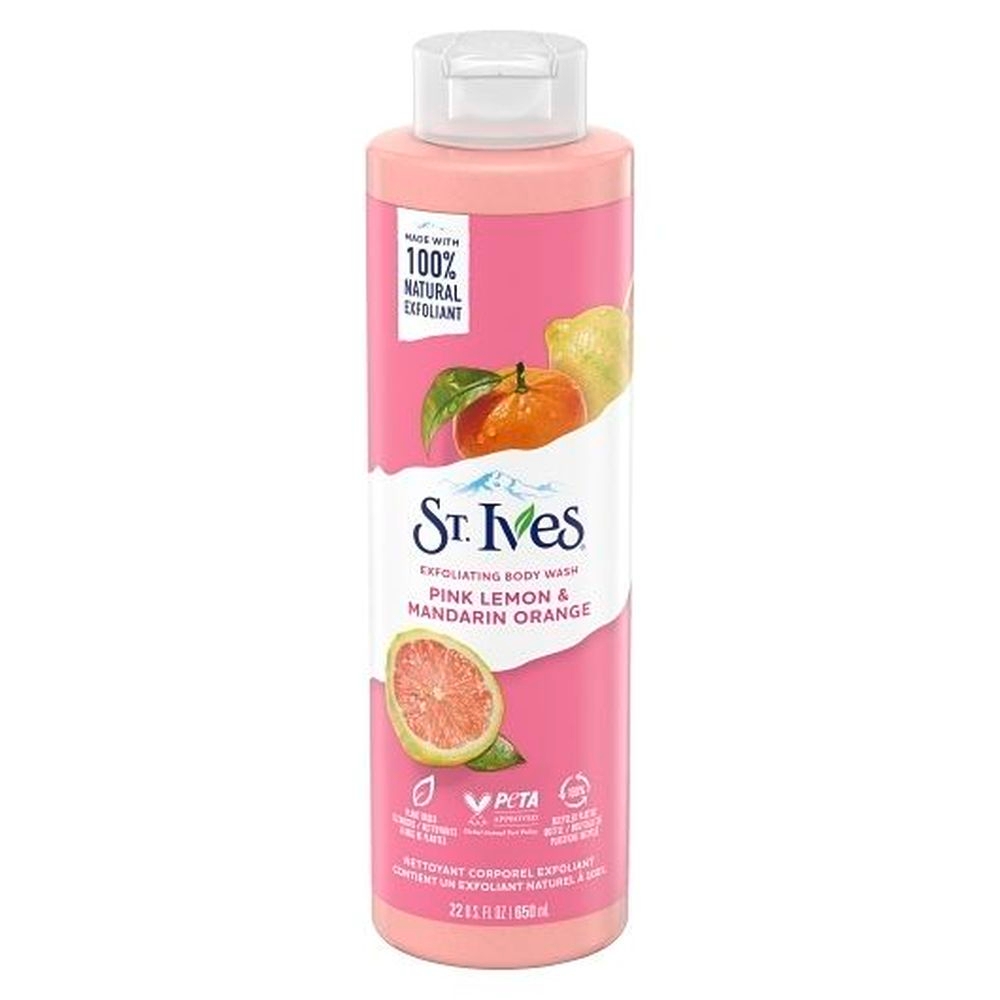 St Ives Pink Lemon and Mandarin Orange Body Wash, 22 Fluid Ounce -- 4 per case