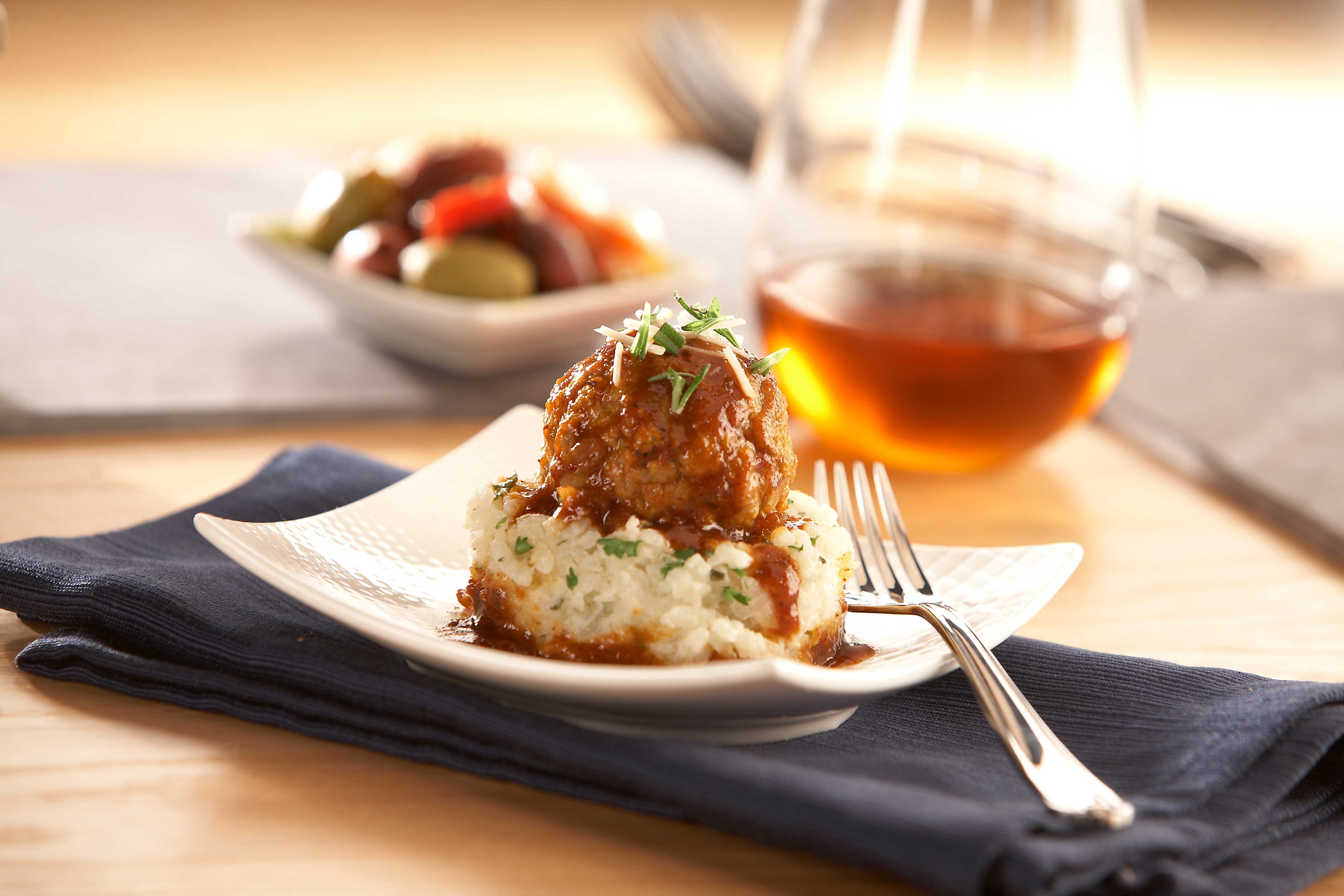 Rosina Food Sapore Grande Pork and Beef Meatball, 2 Ounce -- 2 per case.