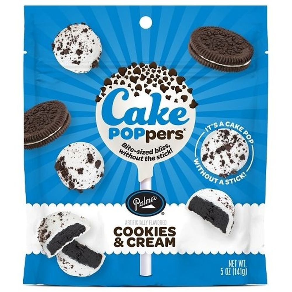 Palmer Candy Cookies and Cream Cake Poppers, 5 Ounce - 8 per case