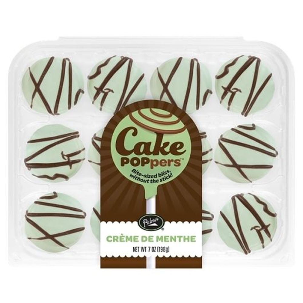 Palmer Candy Crème De Menthe Cake Poppers, 7 Ounce - 12 per case
