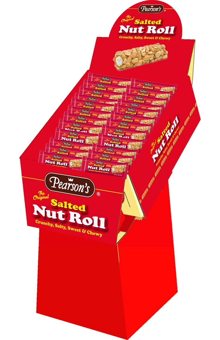 Pearsons Salted Nut Roll Bar, 1.8 Ounce -- 288 per case.