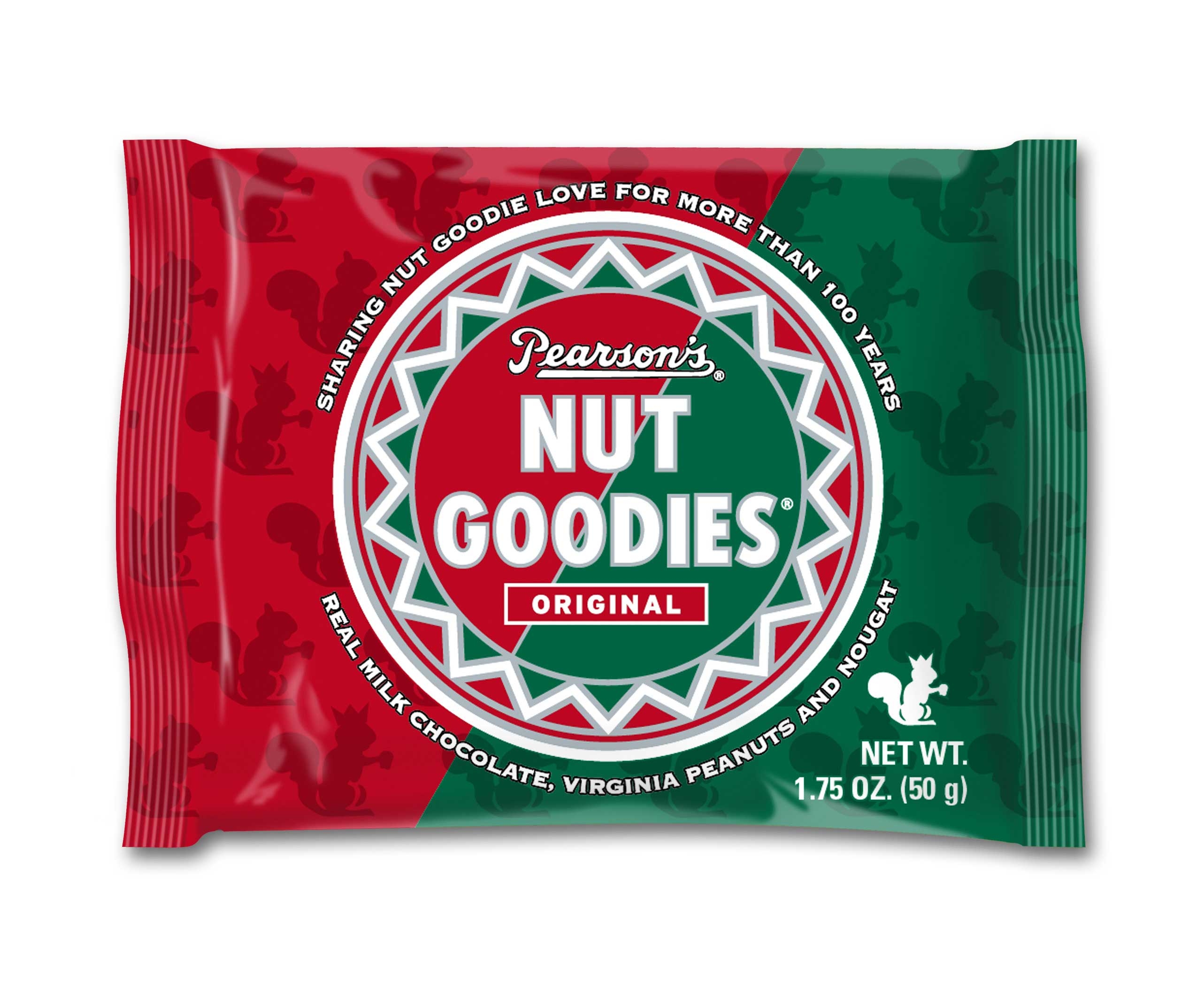 Pearson Nut Goodie Bar, 1.75 Ounce - 24 per pack -- 12 packs per case.