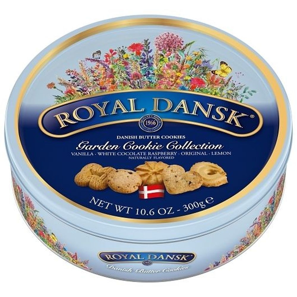 Royal Dansk Danish Butter Garden Cookie Collection, 10.6 Ounce -- 12 per case