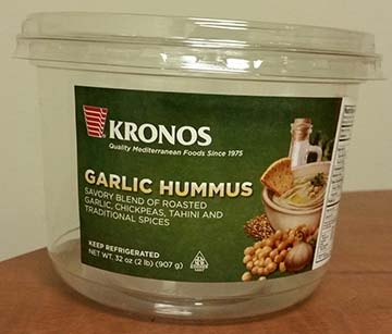 Hummus Garlic Hummus, 32 Ounce -- 2 per case.
