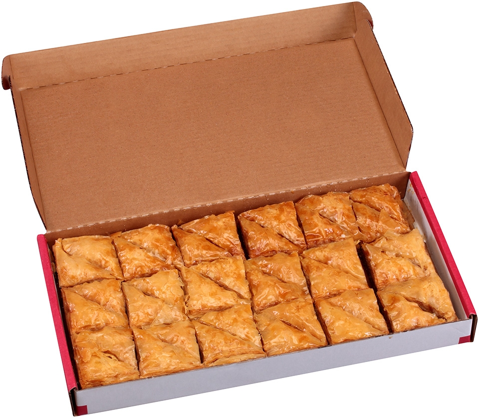 Kronos Frozen Authentic Greek Baklava - Dessert -- 72 per case.