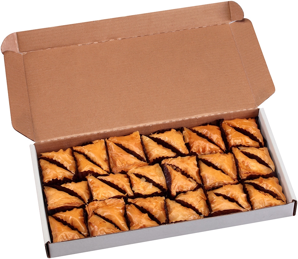 Kronos Frozen Sinbad Baklava Selection - Dessert -- 72 per case.