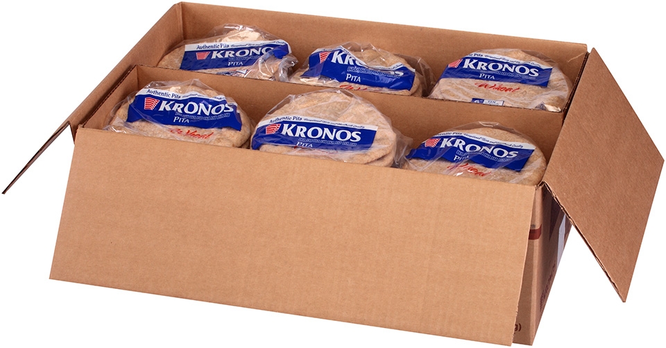 Kronos Frozen Super Original Wheat Pizza Wrap - Flat Bread, 9 inch -- 100 per case.