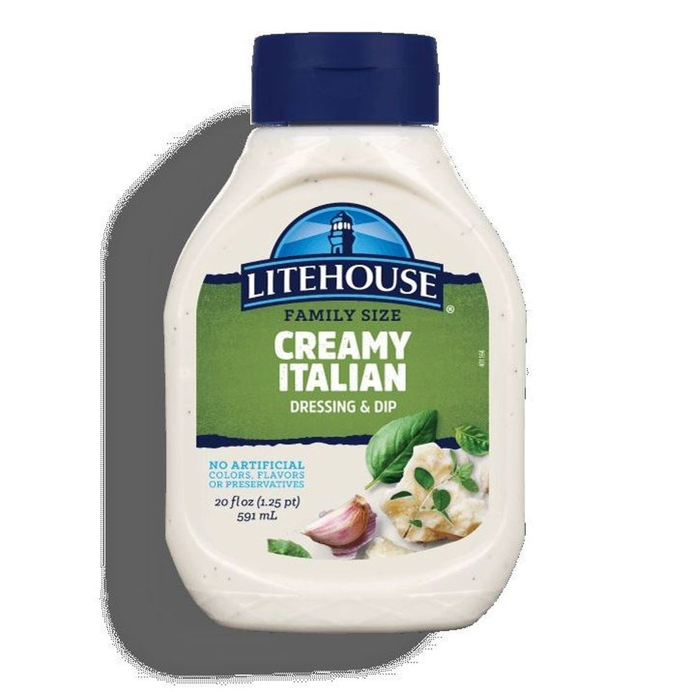 Litehouse Creamy Italian Dressing and Dip, 20 Fluid Ounce - 6 per case