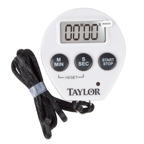 Taylor Pro Chefs Digital Timer Plus Stopwatch -- 3 Per Case