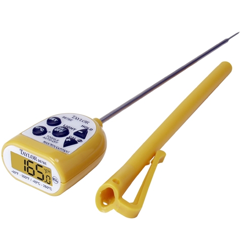 Taylor High Precision Pocket Digital Thermometer with Minimum and Maximum Memoery -- 3 per case.