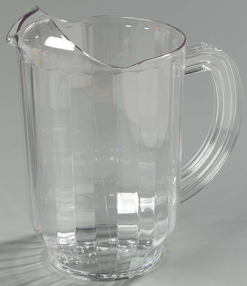 Carlisle Clear Versapour Pitcher, 60 Ounce -- 6 per case