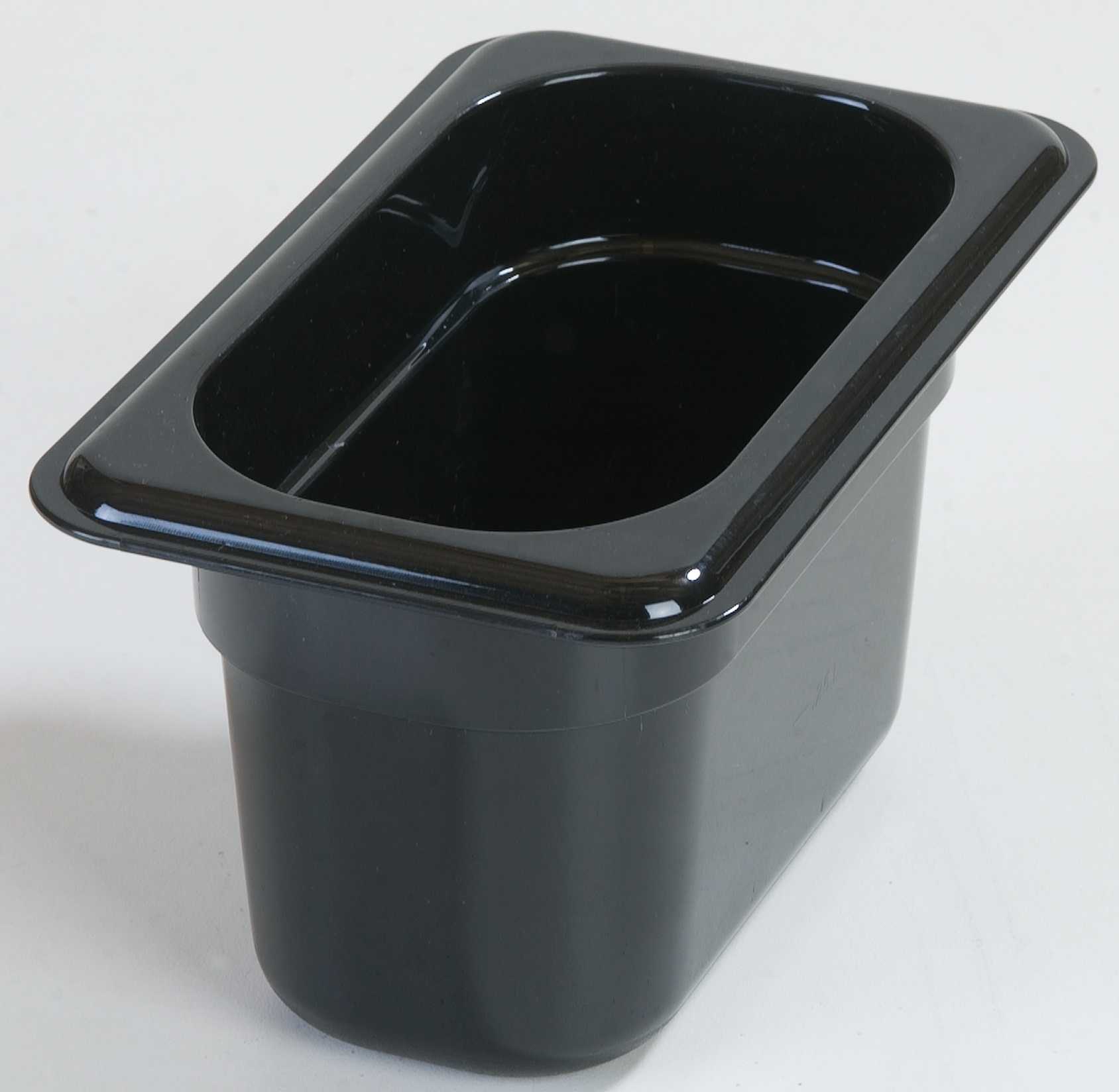 Carlisle StorPlus Black Polycarbonate 1/9 Size Plastic Food Pan, 4 inch Deep -- 6 per case