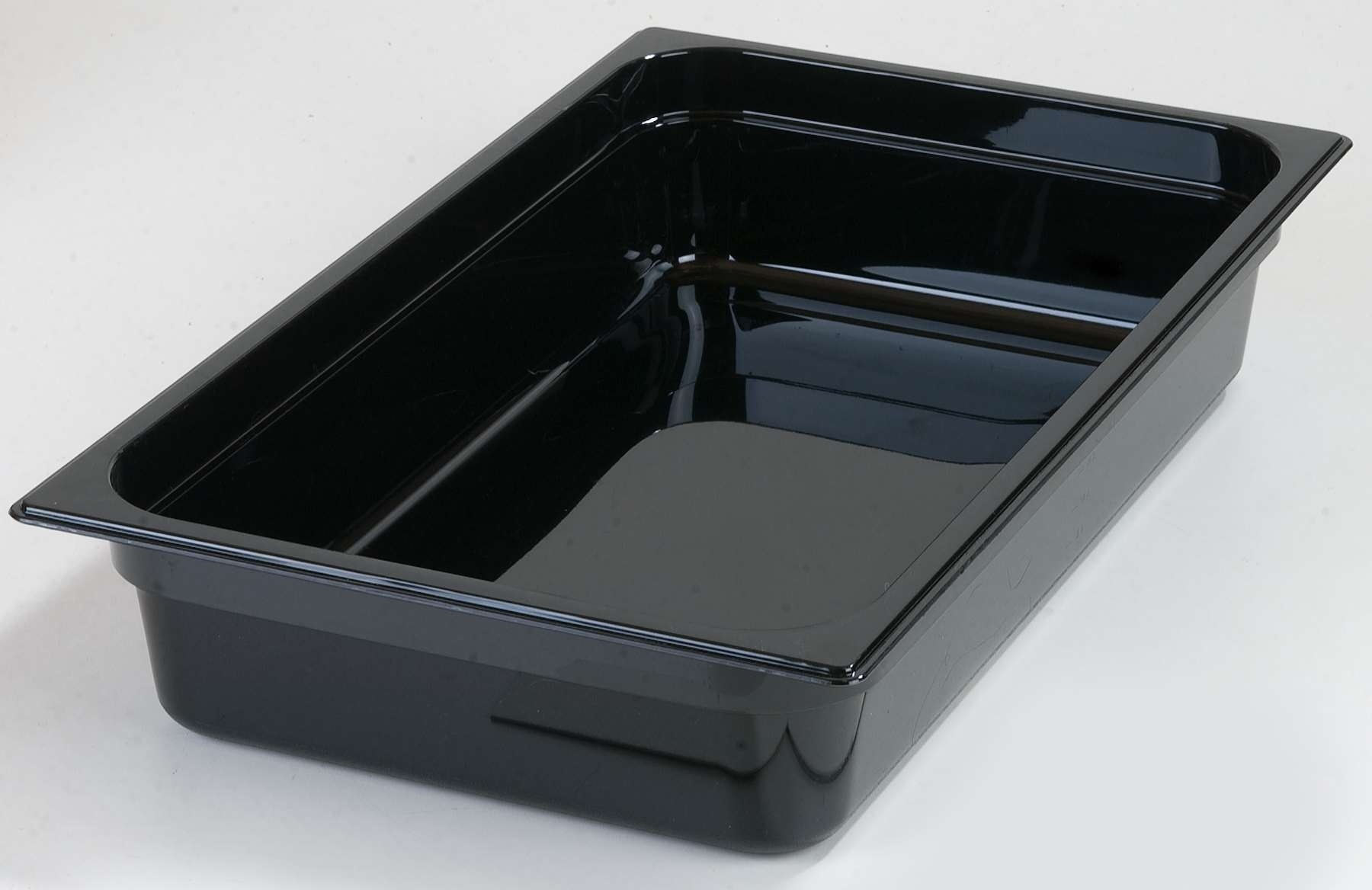 Carlisle Storplus Black Full Size Food Pan, 4 inch Deep -- 6 per case