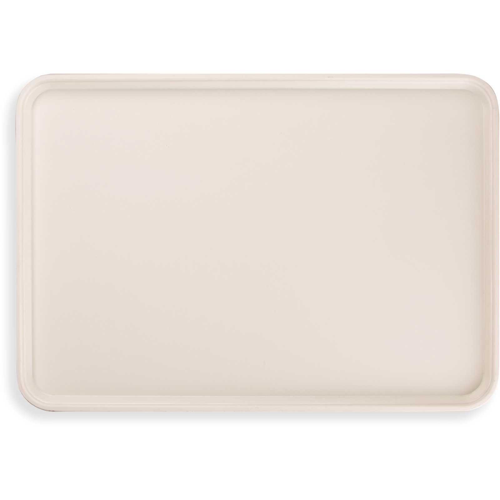 Carlisle Glasteel Fiberglass Bone White Display/Bakery Tray, 17.9 x 25.6 inch -- 6 per case