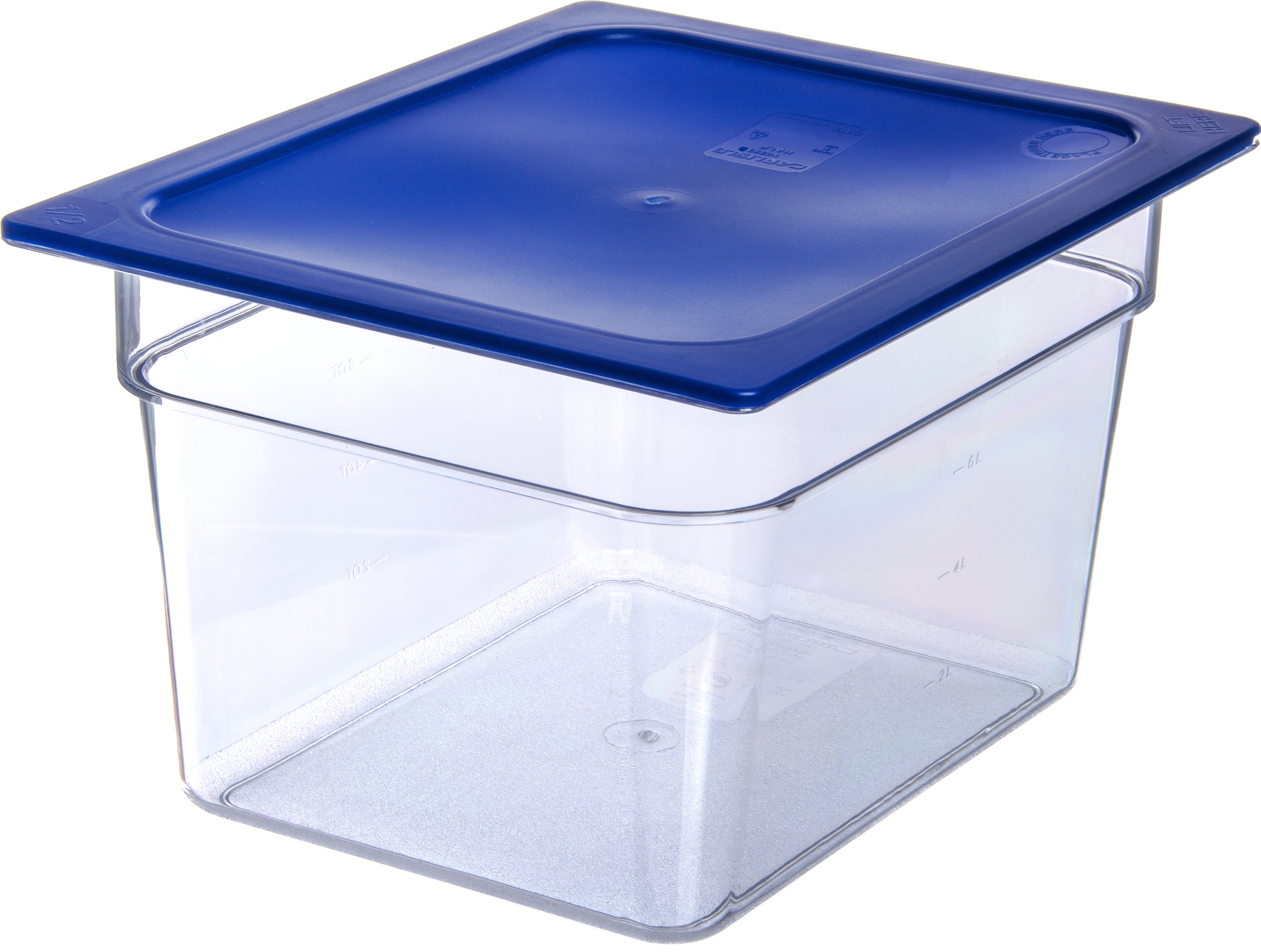 Carlisle Smart Lid 1/2 Size Dark Blue Steam Table Food Pan Lid Only -- 6 per case