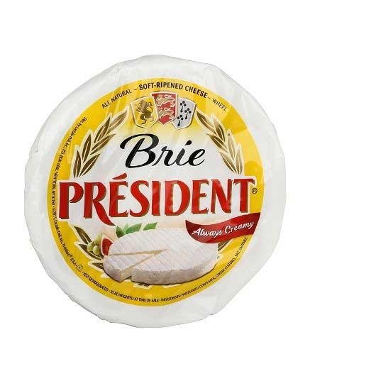 President 60 Percent Plain Brie Cheese, 2 Pound -- 2 per case
