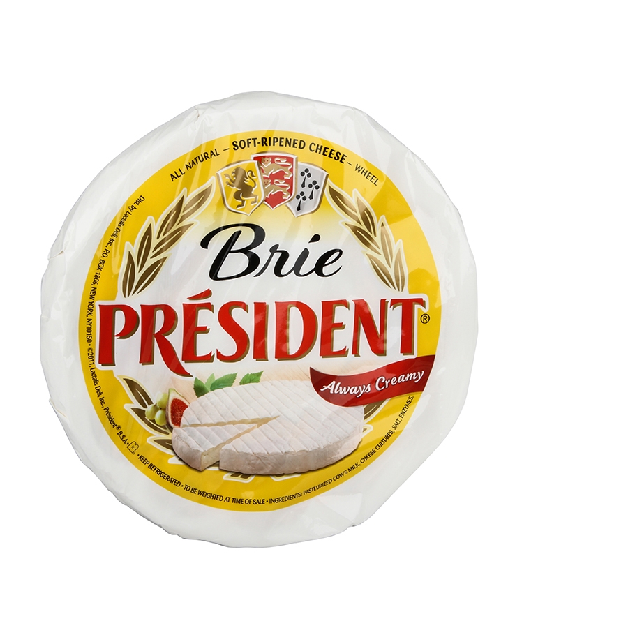 President Precious Plain Brie Cheese, 6.2 Kilogram.