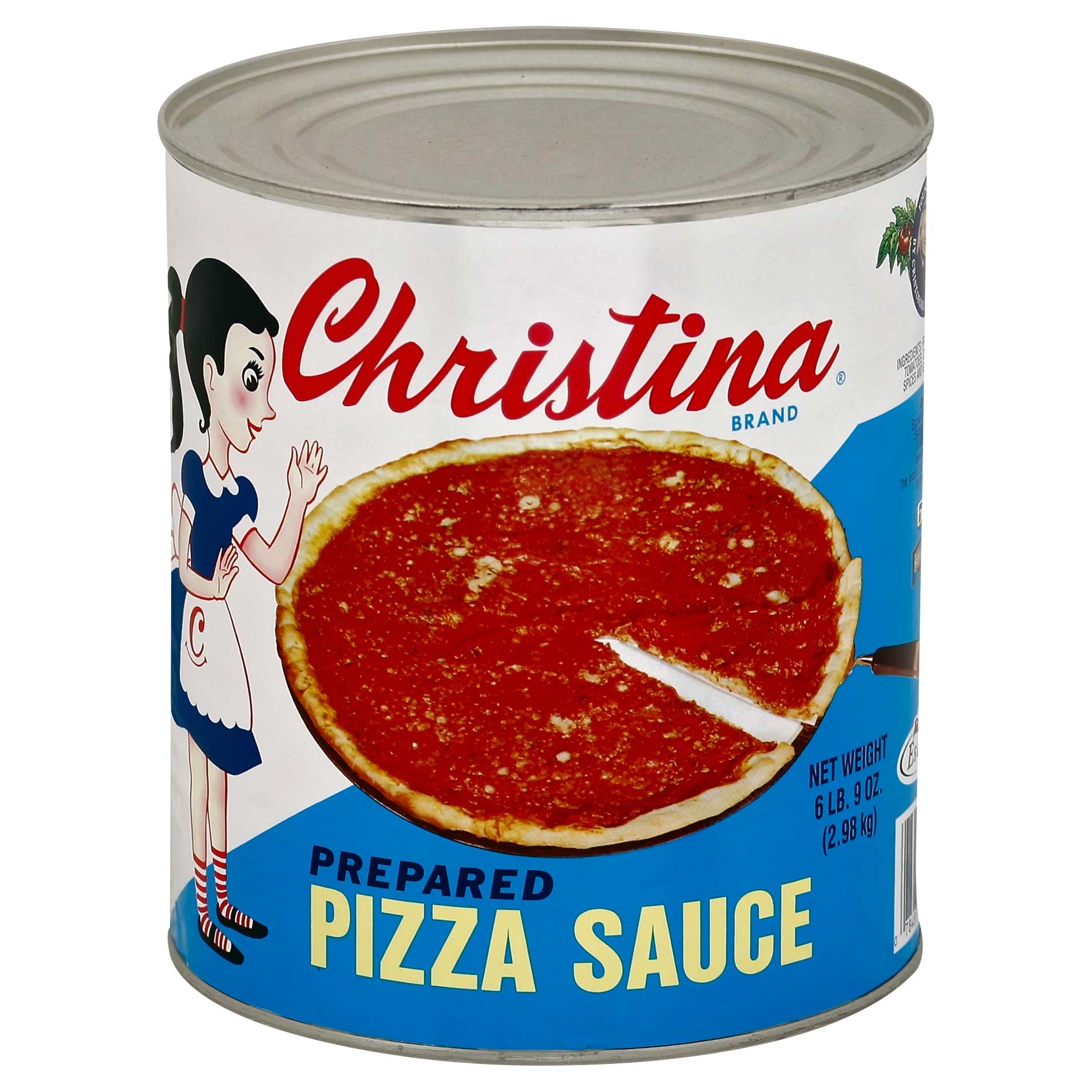 Christinas Heavy Prepared Pizza Sauce with Olive Oil, 105 Ounce -- 6 per case.