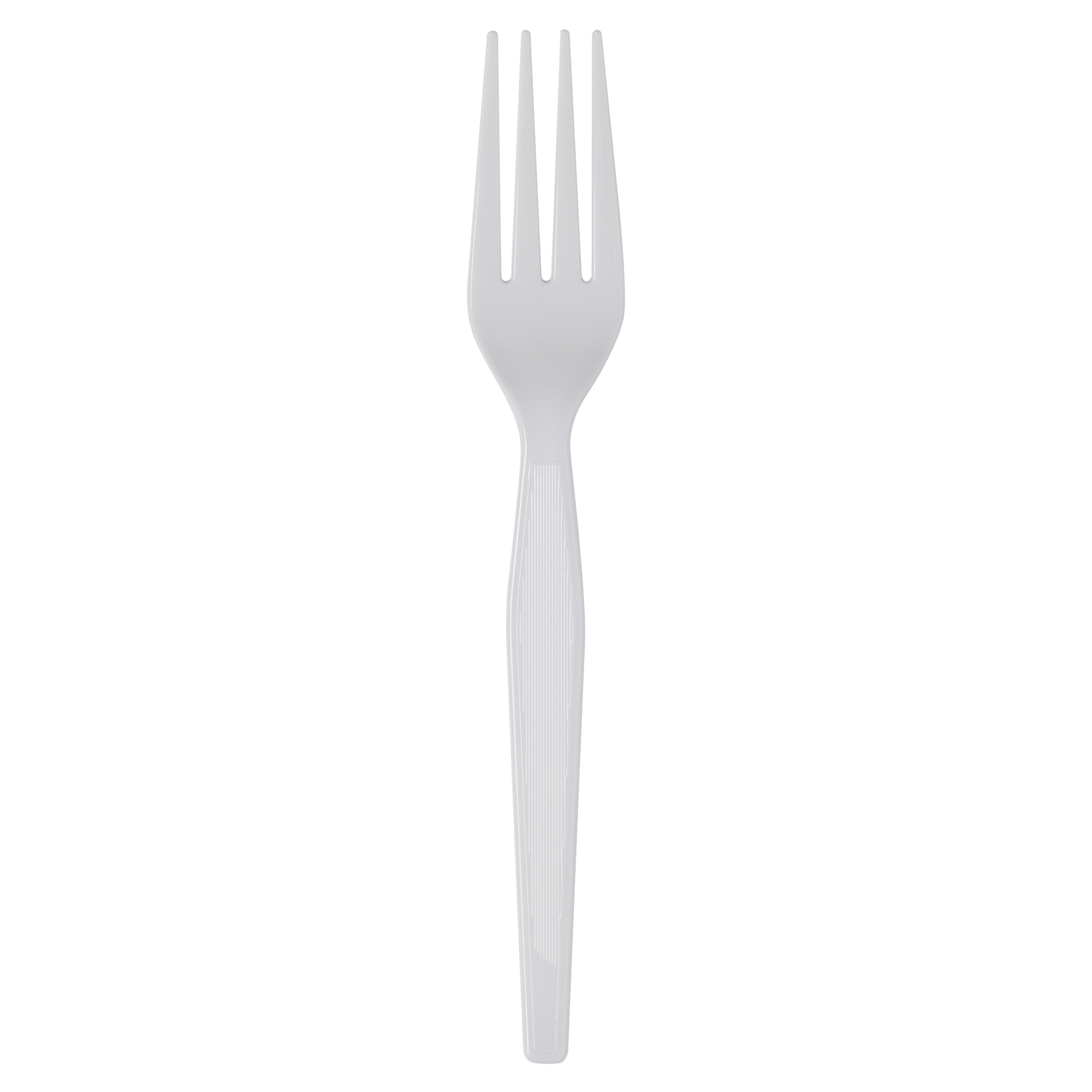 Dixie White Heavy Weight Polystyrene Fork, 7.125 inch -- 1000 per case.