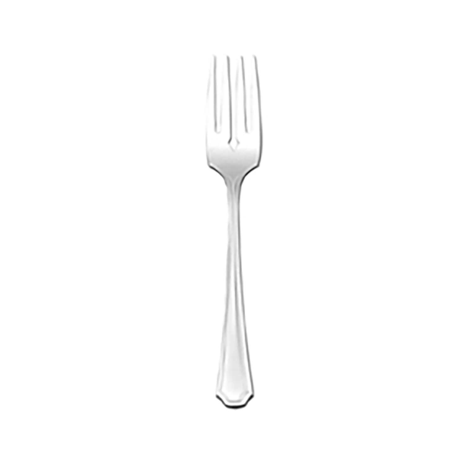 Oneida Seneca Silverplate Salad Pastry Fork, 6.5 inch -- 36 per case.