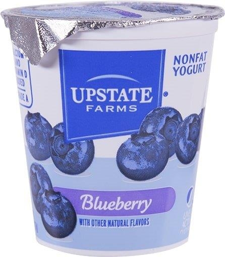 Upstate Farms Nonfat Blueberry Yogurt, 8 Ounce -- 12 per case.