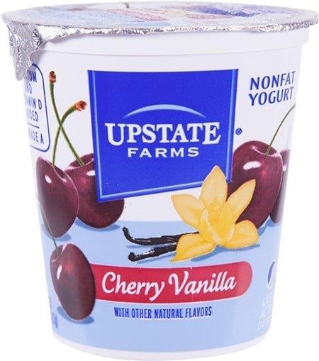 Upstate Farms Cherry Vanilla Rich and Creamy Yogurt, 8 Ounce -- 12 per case